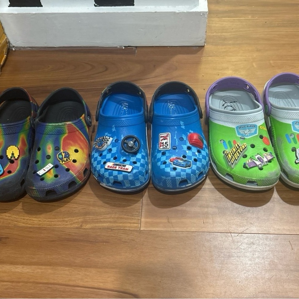 Colorful Kids' Crocs bundle